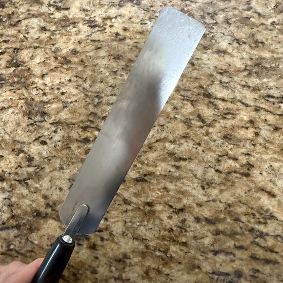 VINTAGE EKCO Cake Icing Spatula Spreader, RETRO, Stainless Steel, USA, Black - Picture 3 of 8